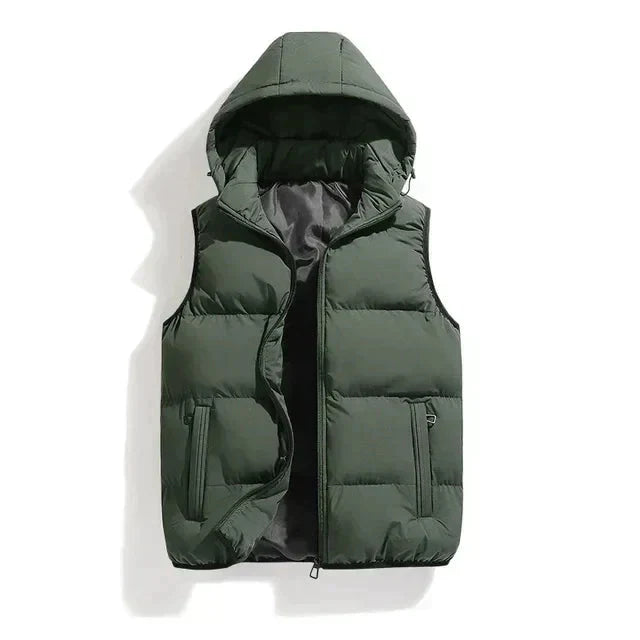 Veste Hiver Sans Manches Isolée Homme - Foivo