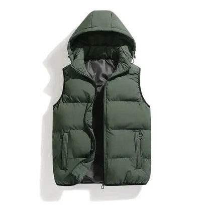 Veste Hiver Sans Manches Isolée Homme - Foivo