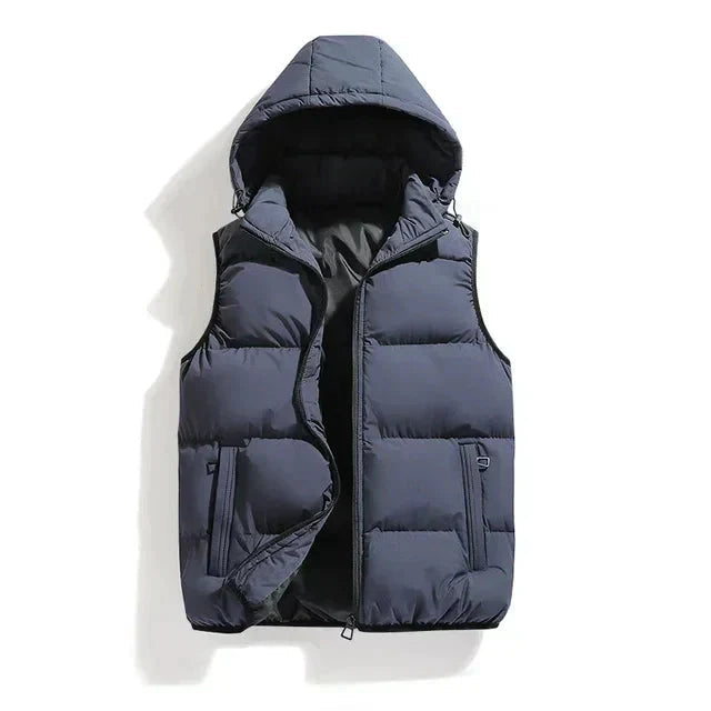 Veste Hiver Sans Manches Isolée Homme