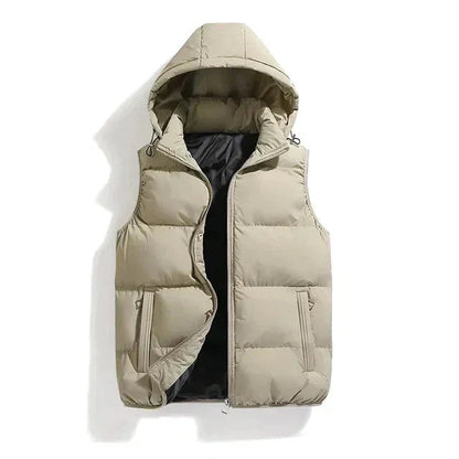 Veste Hiver Sans Manches Isolée Homme