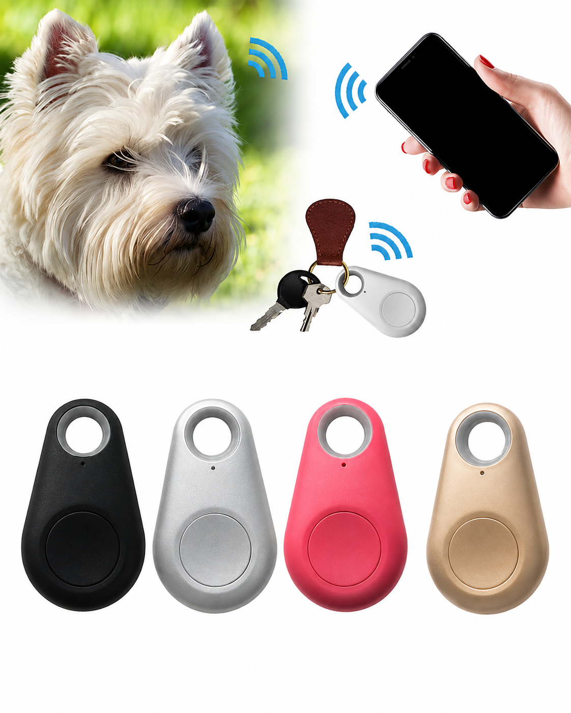 Traceur GPS Animaux de Compagnie Compact