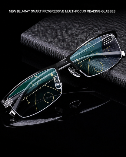 Lunettes Progressives Unisexe Verres Intelligents Vision Optimale