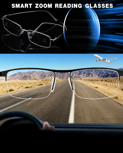 Lunettes Progressives Unisexe Verres Intelligents Vision Optimale