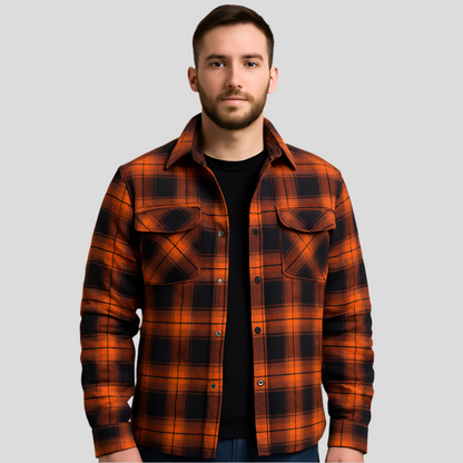 Chemise casual homme à poche poitrine style scandinave