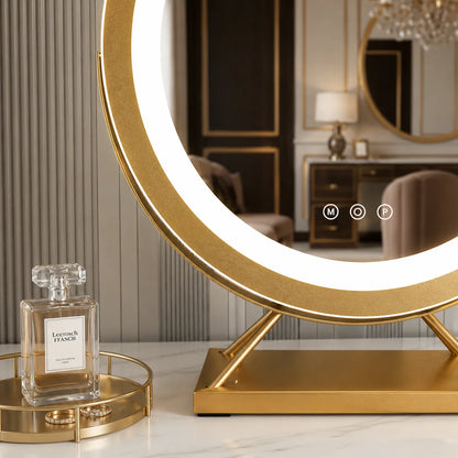 Miroir de maquillage Lumineux LED avec éclairage intégré et commandes