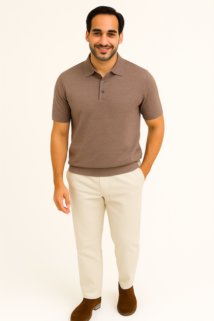 Chemise Polo Homme Respirante et Élégante - Foivo