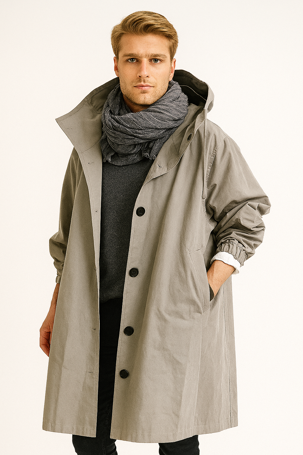 Manteau Trench Élégant Taille Parfaite - Foivo