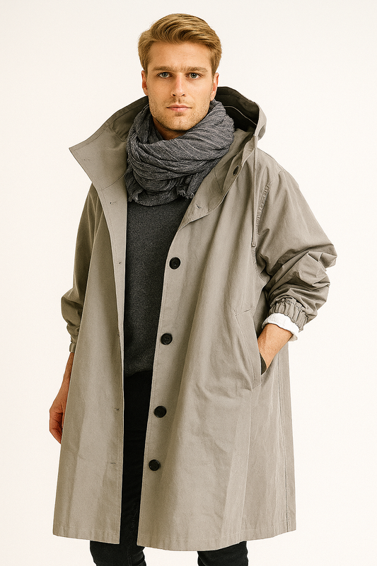 Manteau Trench Élégant Taille Parfaite - Foivo