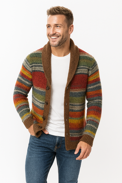 Cardigan Rayé Chic et Douillet pour Femme - Foivo