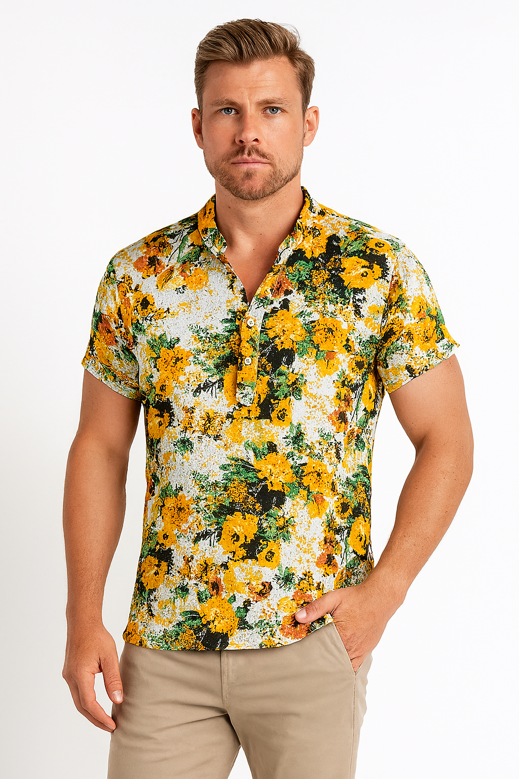 Chemise Imprimée Fleurs Fraîches et Légère - Foivo