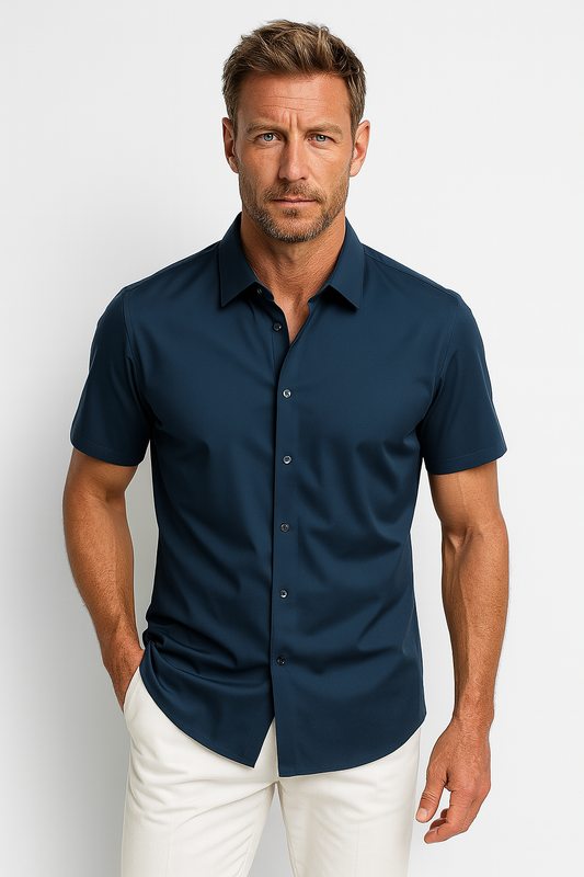 Chemise Décontractée en Coton Doux pour Homme - Foivo