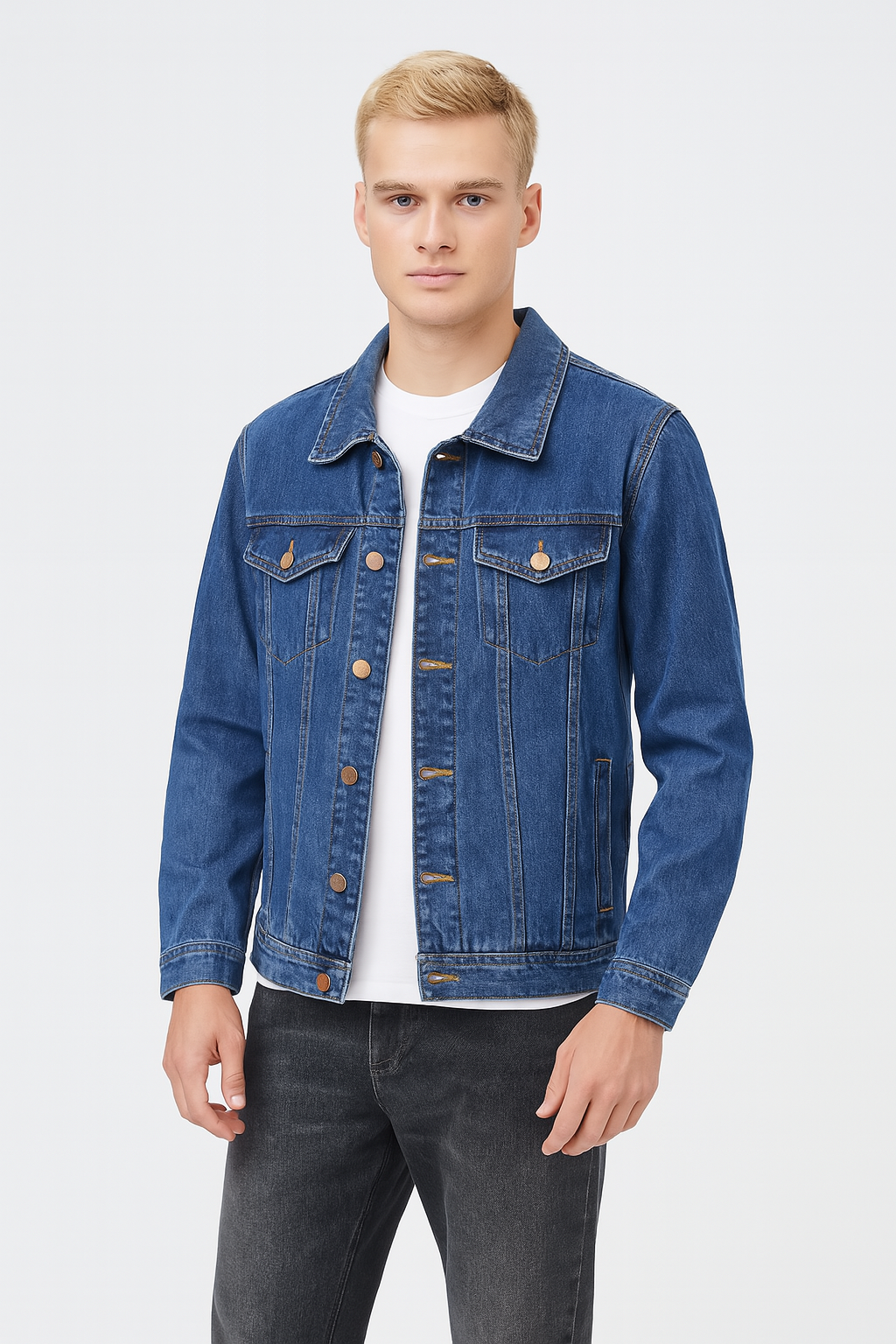 Veste Jean Classique pour Femme | Désign Élégant et Doux - Foivo
