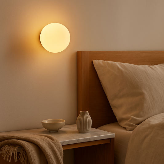 Lampe Murale Élégante Verre Satiné - BlxckFR