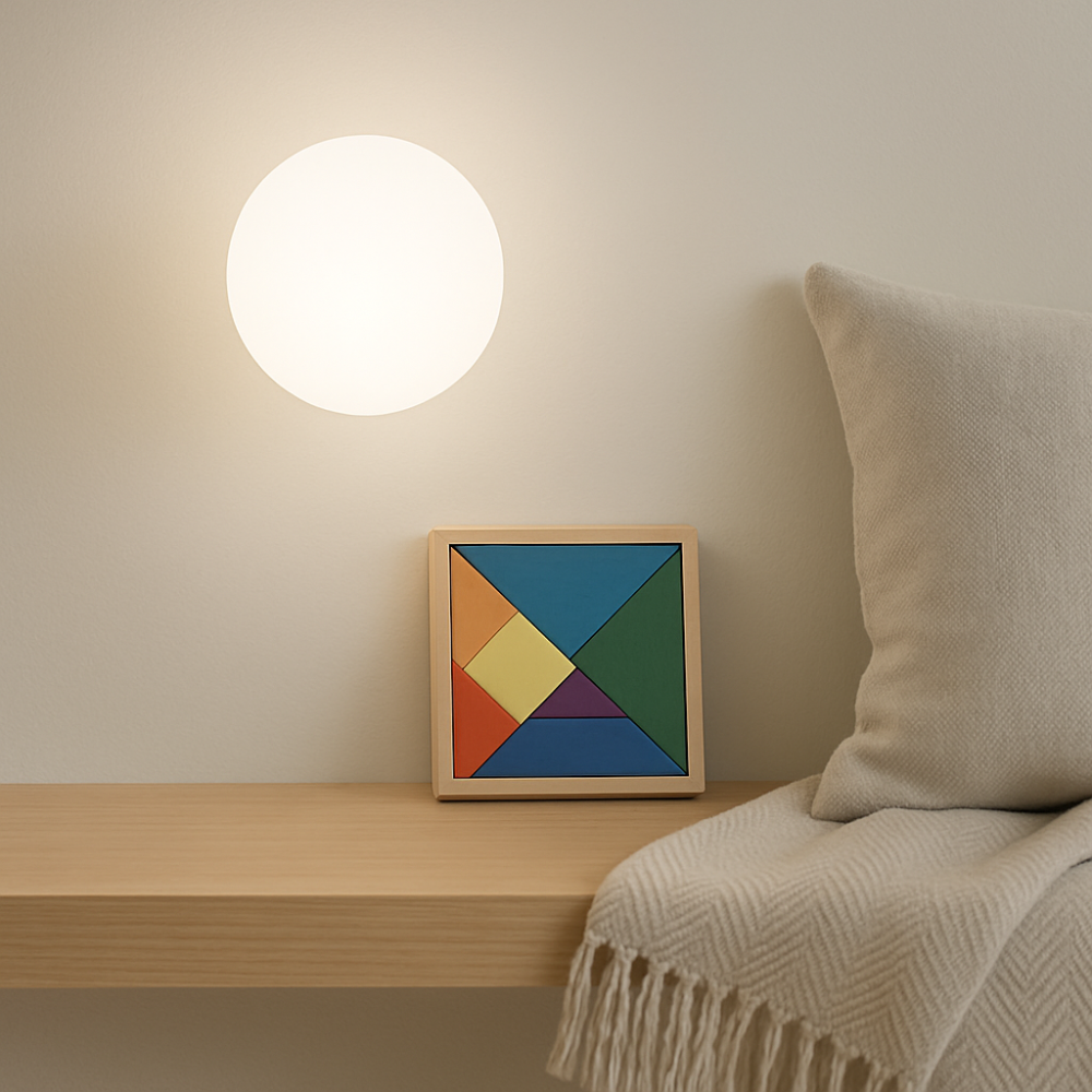 Lampe Murale Élégante Verre Satiné