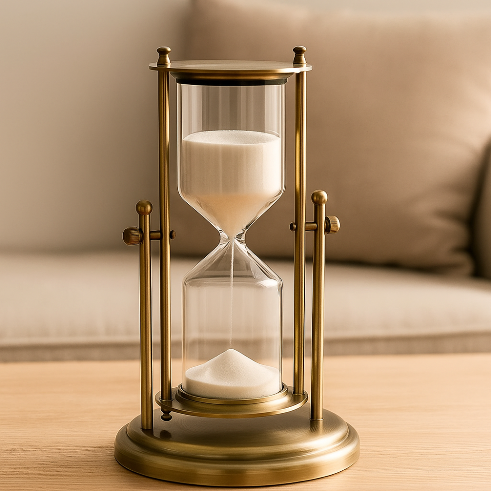 Horloge Design en Verre pour Bureau Élégant - BlxckFR