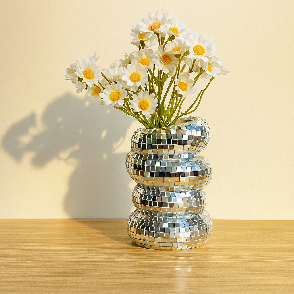 Déco Murale Rétro Chic avec Miroir