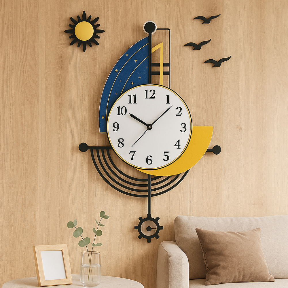 Horloge Marine Élégante Voile - BlxckFR