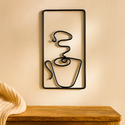 Décoration Murale Café Chic pour Intérieur et Extérieur