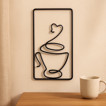 Décoration Murale Café Chic pour Intérieur et Extérieur