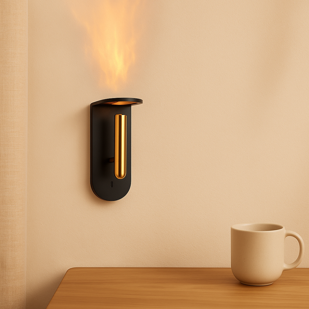 Lampe Murale LED Chalet Ambiance Feu