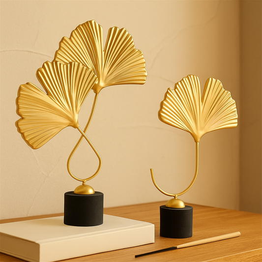 Décoration Murale Feuilles de Ginkgo Élégante - BlxckFR