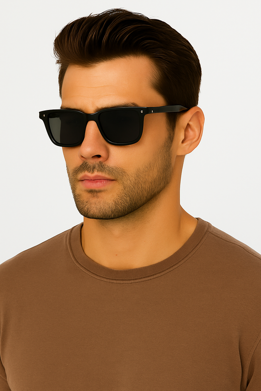 Lunettes de soleil carrées tendance | Élégance et robustesse quotidienne - Foivo