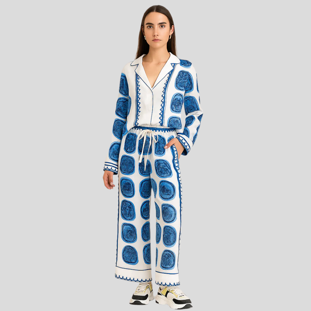 Ensemble Streetwear Géométrique Chic - BlxckFR