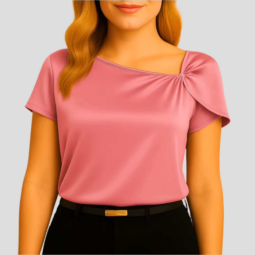 Chemisier Féminin Chic à Nœuds Délicats