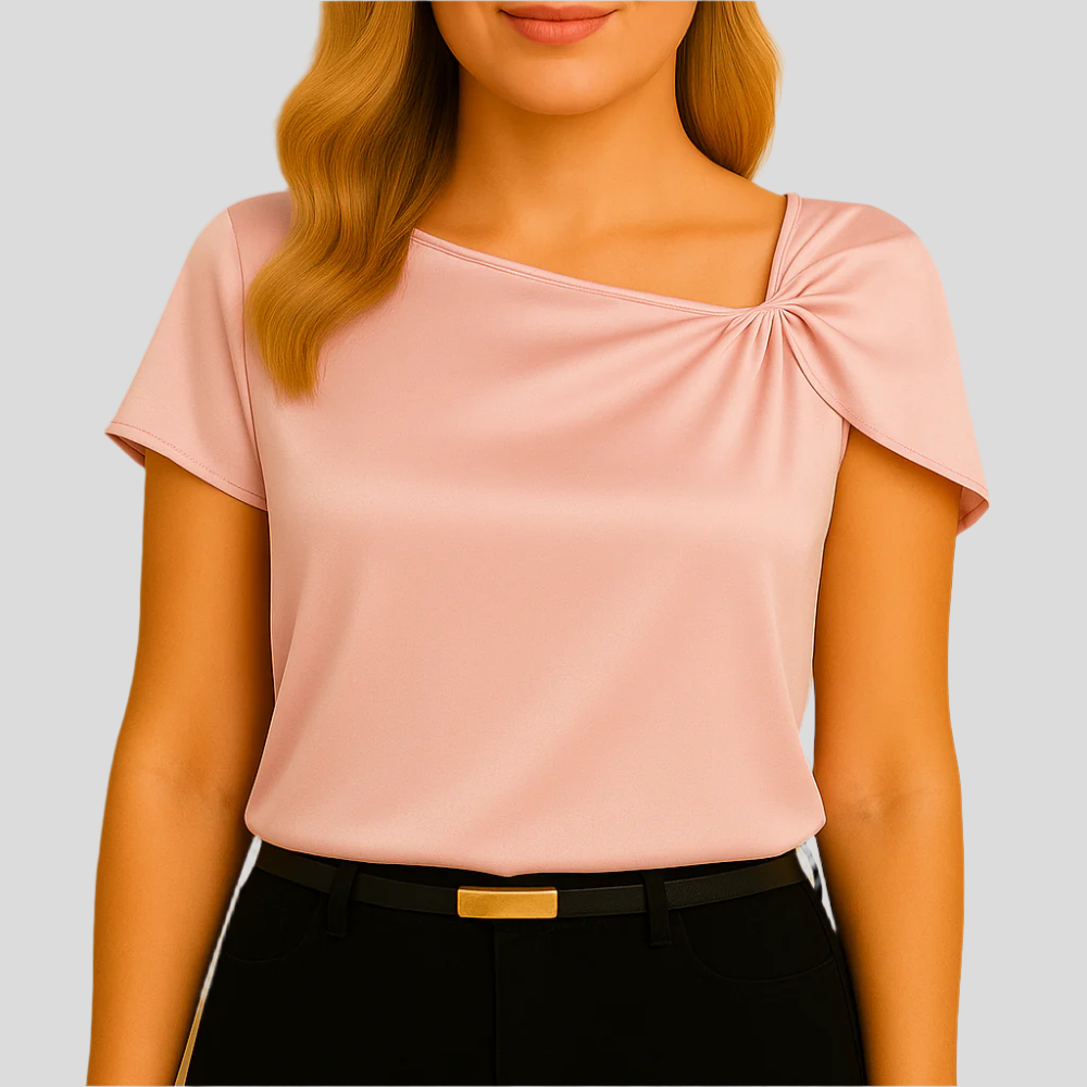 Chemisier Féminin Chic à Nœuds Délicats