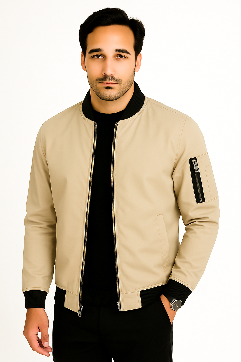 Veste Bomber Chic pour Hommes | Style Actuel et Décontracté - Foivo
