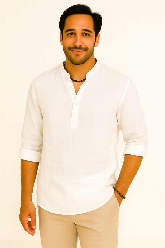 Chemise Classique pour Homme à Manches Longues - Foivo