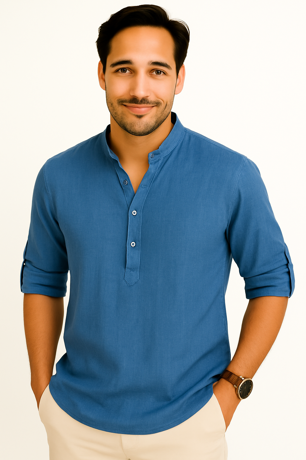 Chemise Homme Décontractée Manches Longues - Foivo