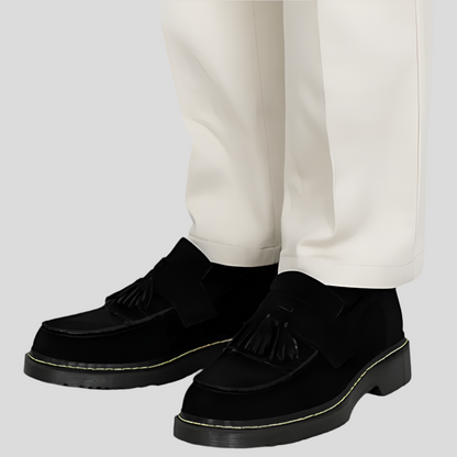Mocassins élégants en cuir italien pour homme