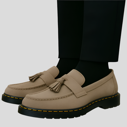 Mocassins élégants en cuir italien pour homme
