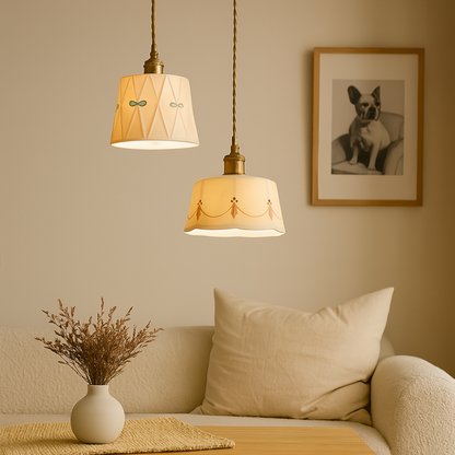 Lampe Céramique Design Suspendue - BlxckFR