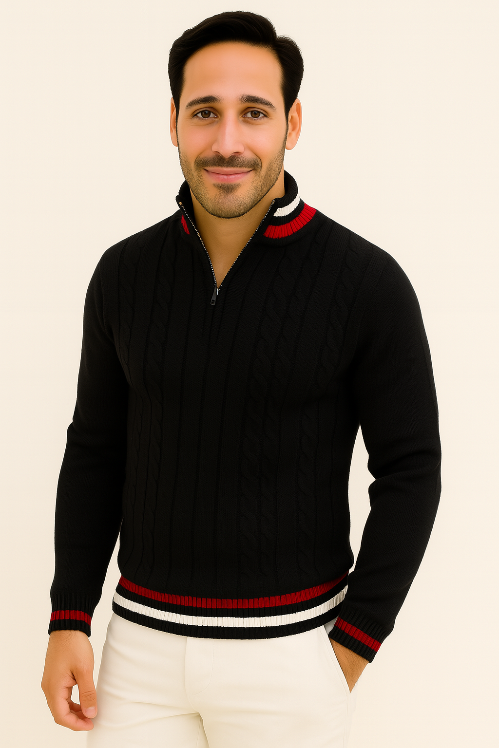 Pull Zippé Sport pour Hommes | Style Actuel et Douceur Optimum - Foivo