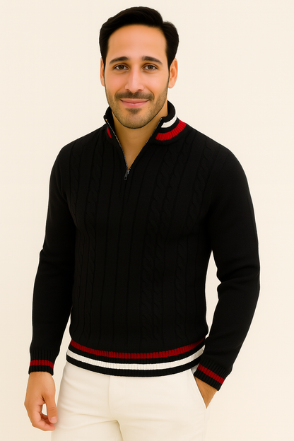 Pull Zippé Sport pour Hommes | Style Actuel et Douceur Optimum - Foivo