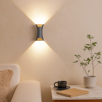 Lampe LED Extérieure en Bois Rustique - BlxckFR