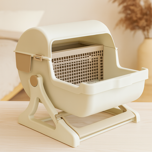 Litière Auto-Nettoyante pour Chats - Système Hygiénique Intelligent - BlxckFR