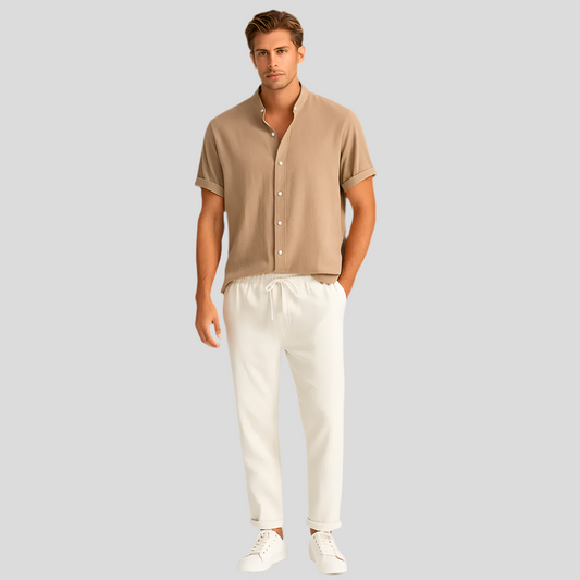 Costume Été Lin Léger Taille Parfaite - BlxckFR
