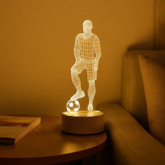 Lampe de bureau LED Foot Élégante 3D - BlxckFR