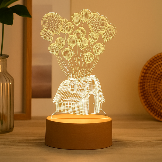 Lampe LED Décorative 3D Nuit Étoilée USB - BlxckFR