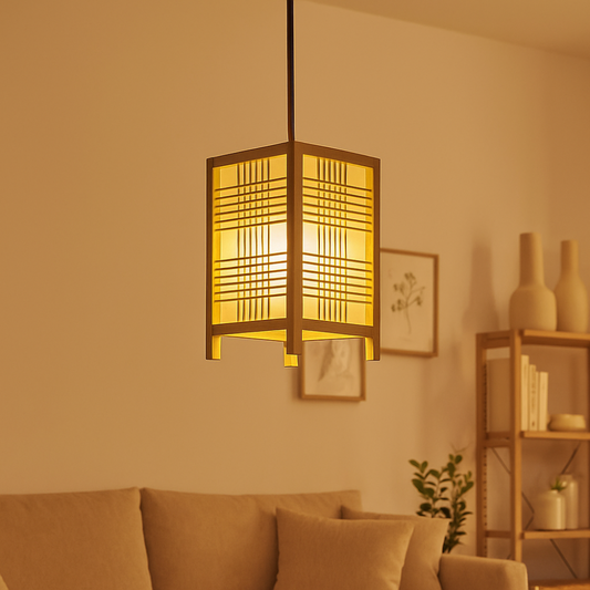 Lanterne en bois Japonaise Élégante - Décoration d'intérieur Chaleureuse - BlxckFR