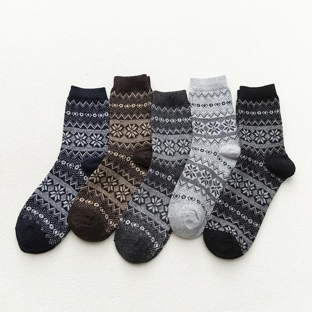 Chaussettes Hiver Homme Femme Laine Coton Confortables