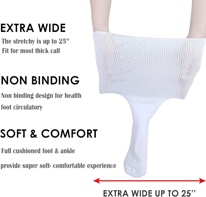 Chaussettes Extra Larges Confortables pour Femmes et Hommes 6