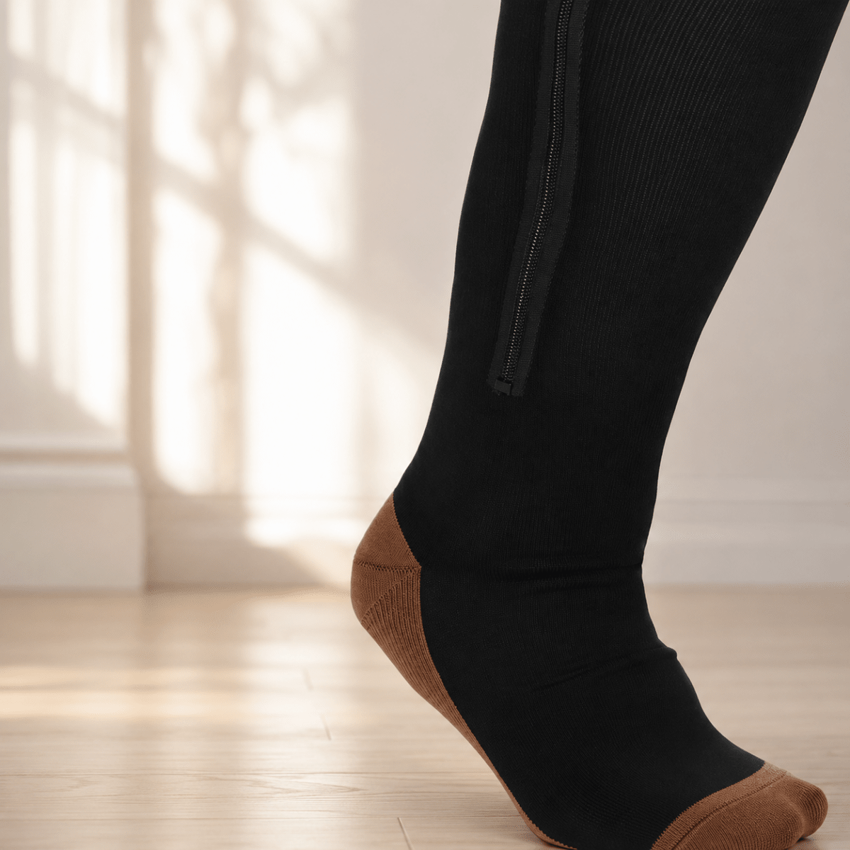 Chaussettes de Compression à Fermeture Éclair pour Femmes et Hommes 4