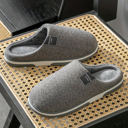 Chaussons Homme Peluche Antidérapants Confortables