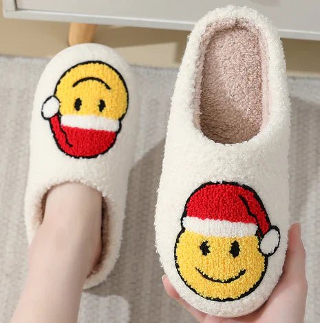 Chaussons d'Hiver Antidérapants avec Motif Cerf 8