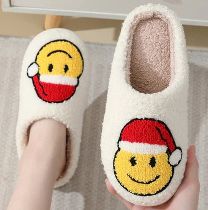 Chaussons d'Hiver Antidérapants avec Motif Cerf 8