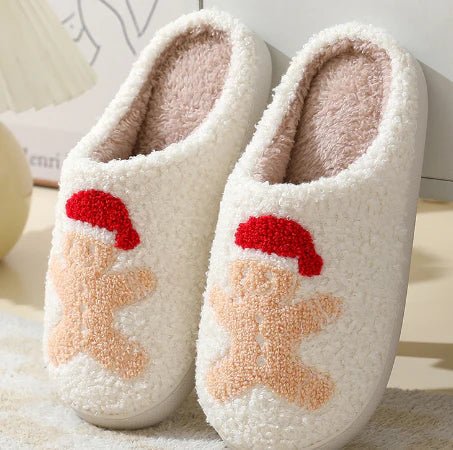 Chaussons d'Hiver Antidérapants avec Motif Cerf 9